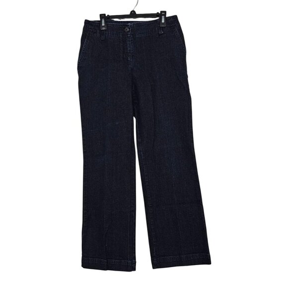 Talbots Womens Petite Blue Denim Pants 4P Waist approx. 28" - Picture 1 of 6